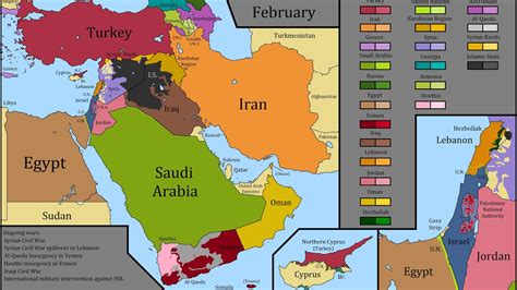 The Modern Middle East Every Month Since 1900 Youtube