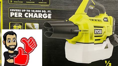 Ryobi 18v Chemical Fogger Mister Youtube