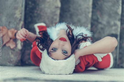 Ana De Carvalho Women Outdoors Looking At Viewer Brunette Red