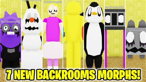 How To Get ALL NEW BACKROOMS MORPHS In Backrooms Morphs ROBLOX 16368