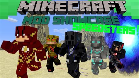 Speedster Heroes Minecraft Mod Showcase Become The Flash Youtube