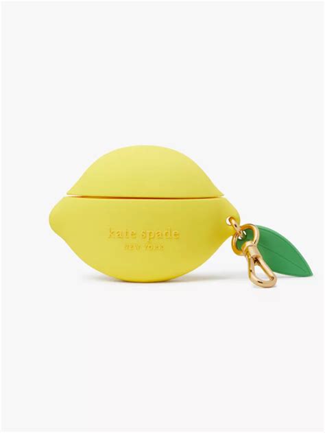 Lemon Drop Silicone Airpods Case Kate Spade New York Kate Spade New York