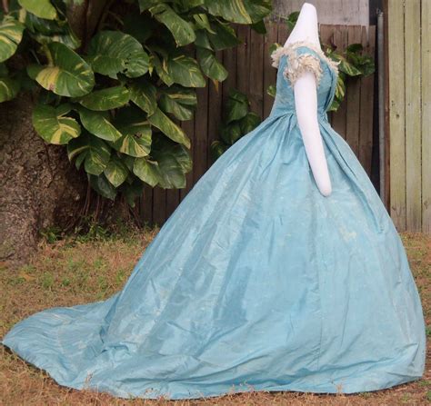 Original Civil War Era Ball Gown C 1865 Ball Gowns Historical