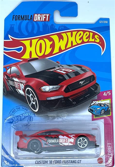 Hot Wheels Custom 18 Ford Mustang Gt Red 2021 Hw Drift