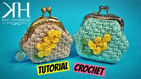 Tutorial Portamonete Clic Clac Mimosa Uncinetto Crochet Katy