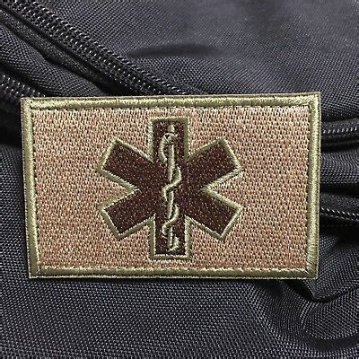 Medic Nurse Paramedic Embroidered Tactical Army Hook Loop Patch