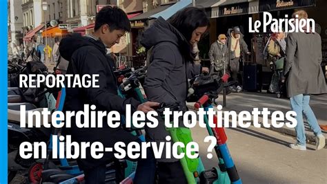 Interdiction des trottinettes électriques en libre service qu en