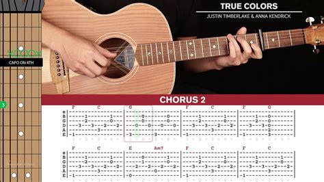 True Colors Guitar Chords