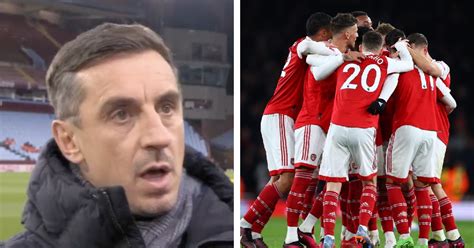 Gary Neville Reacts To Request To Shave His Head If Arsenal Win Premier League Football