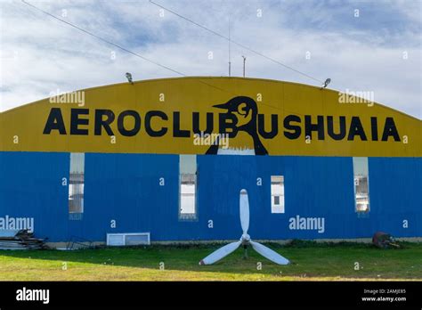 Main View Of Aeroclub Ushuaia Building Stock Photo Alamy