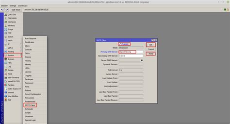 Survival Konfigurasi Ntp Di Mikrotik