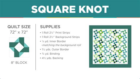 Square Knot Quilt Missouri Star Blog