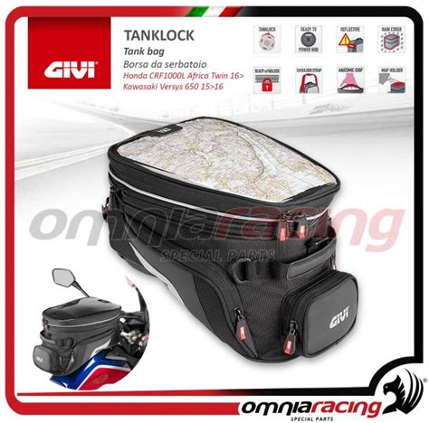 Givi Xs Tanklock Lt Tank Bag Expandable For Honda Crf L