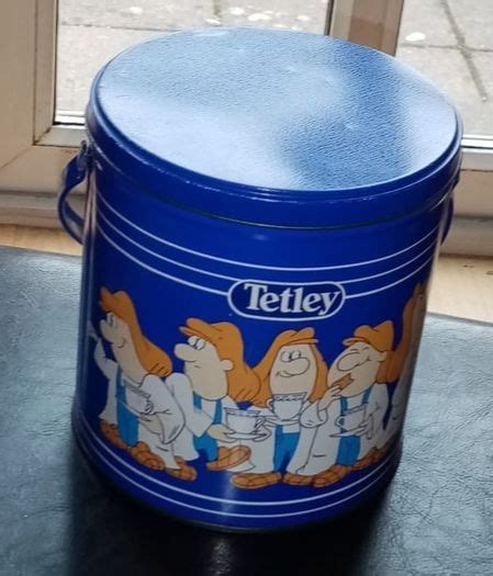 Vintage Tetley Tea Caddy Tin For Sale In Oranmore Galway From Ward15