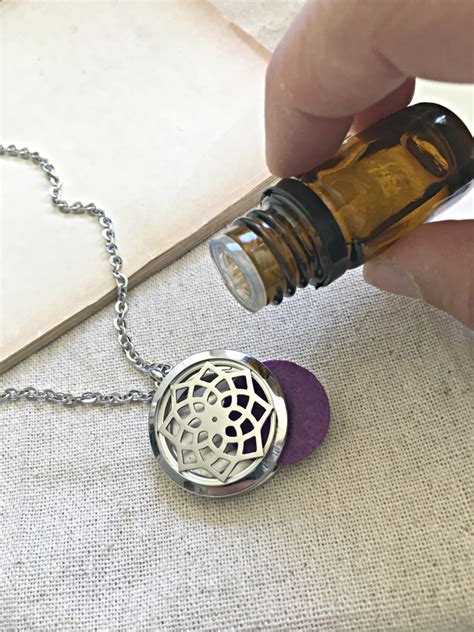 Essential Oil Diffuser Necklace Aromatherapy Necklace Etsy