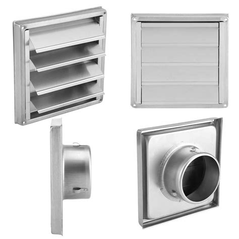 Buy GOTOTOP 100mm Air Vent Duct Grill Stainless Steel Wall Air Vent