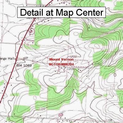 Amazon USGS Topographic Quadrangle Map Mount Vernon Ohio