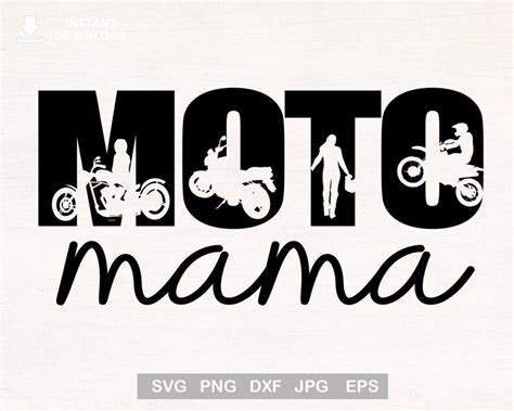 Moto Mama Svg Moto Momlife Svg Cutting Files For Cricut Png Etsy Norway