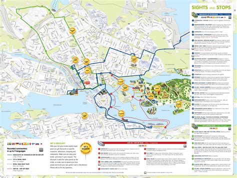 Stockholm Attractions Map PDF - FREE Printable Tourist Map Stockholm ...