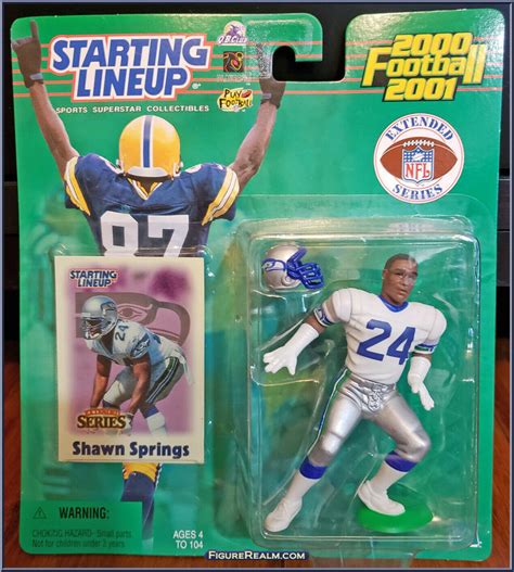 Shawn Springs Extended Starting Lineup Football 2000 Series