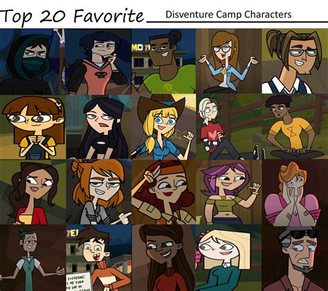 My Top 20 Favorite Disventure Camp Characters by Nicolefrancesca on ...