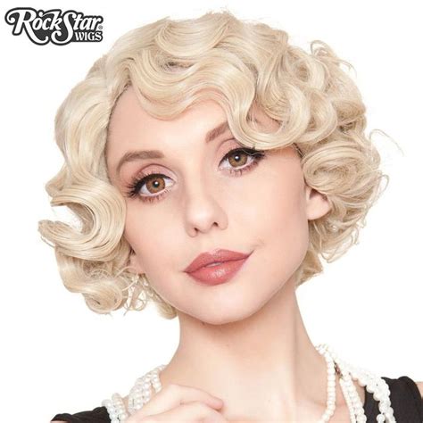 Rockstar Wigs® 1920s Flapper Finger Waves Blonde 00838 Blonde