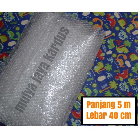 Jual Bubble Wrap Plastik Bubble Potongan Bening Cm Meter Murah