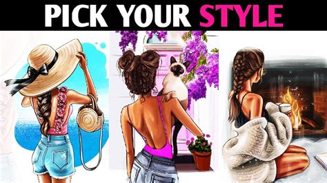 Pick Your Style To Find Out What Girl You Are Personality Test Quiz