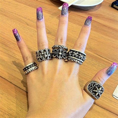 My Chrome Hearts On Girl Chrome Hearts Jewelry Chrome Hearts Ring Chrome Hearts Fashion