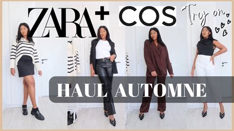 Zara Cos Haul Dautomne Try On Tenue De Travail Youtube