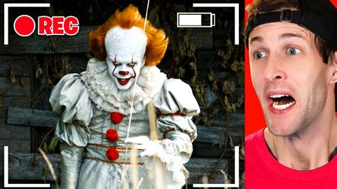 Reacting To Pennywise In Real Life Caught On Camera Youtube