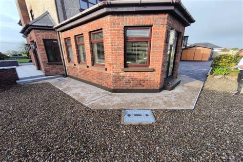 Resin Bound Footpaths With Aluminium Beading In Limerick City