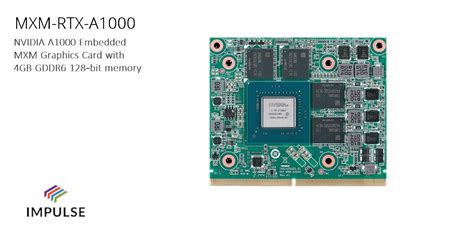 MXM-RTX-A1000 4GB Professional Embedded GPU · Impulse Embedded Limited