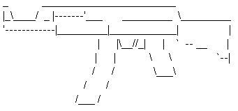 ASCII Gun - ASCII ART Photo (32462280) - Fanpop