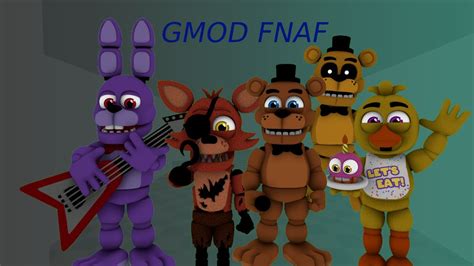 GMOD FNAF Model Review URAP FNAF 1 And Save Them Map YouTube