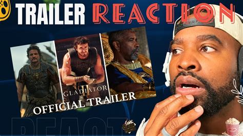 Gladiator Ii Official Trailer Reaction Youtube