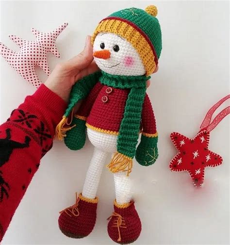 Snowman Free Crochet Pattern Artofit