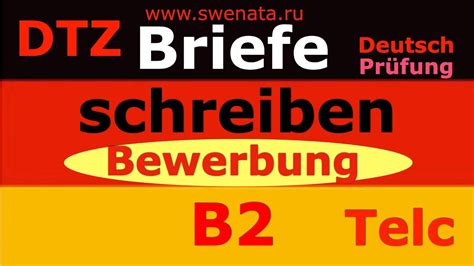 B Briefe Schreiben I Pr Fung Deutsch I Dtz Telc Youtube