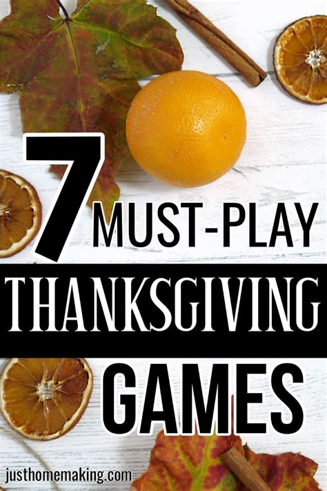 Fun Thanksgiving Games Artofit