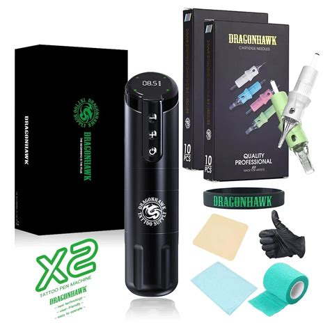 Dragonhawk X Pen High Capacity Battery Body Wireless Tattoo Machine