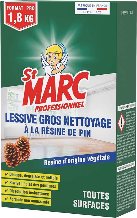 Saint Marc Proven Washing Detergent Pro 1 8 Kg Amazon Co Uk Grocery