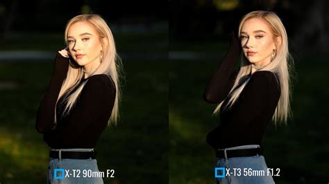 Fujifilm X T3 56mm F1 2 R 2498 Vs Fujifilm X T2 90mm F2 Wr 1898 W