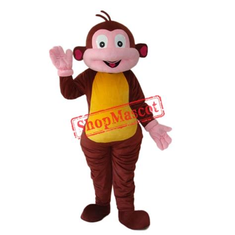 Boots Monkey Mascot Adult Costume Free Shipping