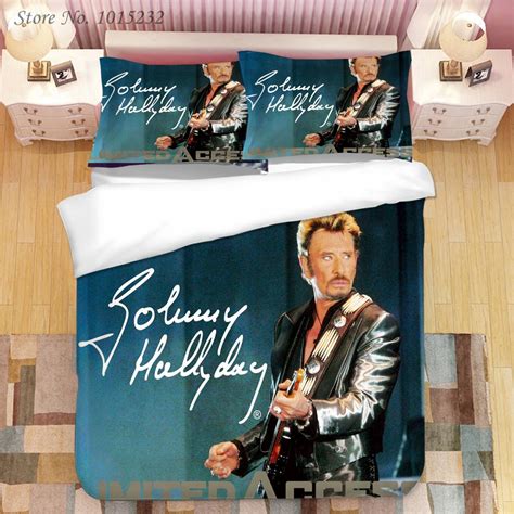 y2k sada povlečení Johnny Hallyday 3D Printed Be za 1072 Kč Allegro