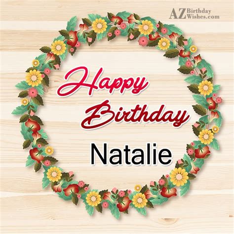 Happy Birthday Natalie