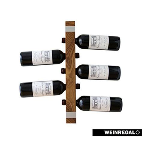 WEINREGALO MINI Ulme Das Moderne Design Weinregal Flaschenregal Aus