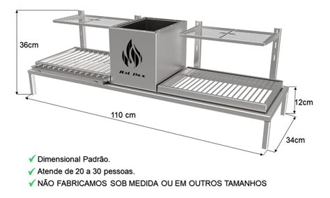 Parrilla Alvenaria Firebox Grelhas Argentina Uruguaia