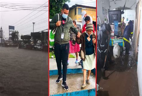 Fotos Y Videos Calles Inundadas Evacuaciones Y Casas Dañadas Por