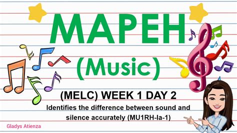 Q1W1D2 Grade 1 MAPEH MUSIC YouTube