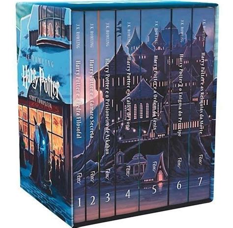 Boxes 10 Livros Coleção Harry Potter Biblioteca Hogwarts R 309